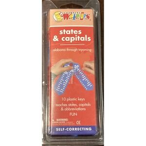 Learning Wrap Ups States Capitals Homeschool Self-Correcting Education Hands On